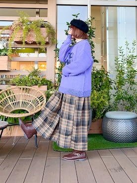 「Samansa Mos2（サマンサ モスモス）のアイテム（ワンピース/ドレス）」を使った、な  こさん（レディース・152cm）の春コーディネート