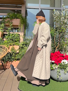 「Samansa Mos2（サマンサ モスモス）のアイテム（ジャケット/アウター）」を使った、な  こさん（レディース・152cm）の春コーディネート