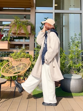 「ehka sopo（エヘカソポ）のアイテム」を使った、な  こさん（レディース・152cm）の春コーディネート