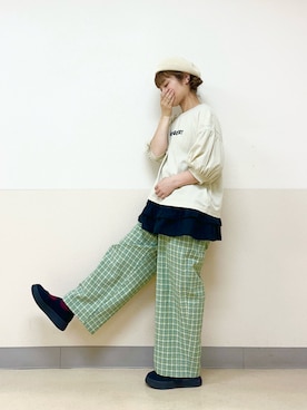 「サマンサ モスモス(Samansa Mos2)」｜な  こさん（レディース・152cm）の秋コーディネート