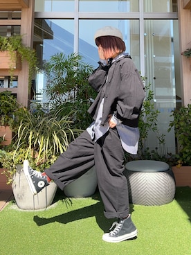 「Samansa Mos2（サマンサ モスモス）のアイテム（シャツ/ブラウス）」を使った、な  こさん（レディース・152cm）の秋コーディネート