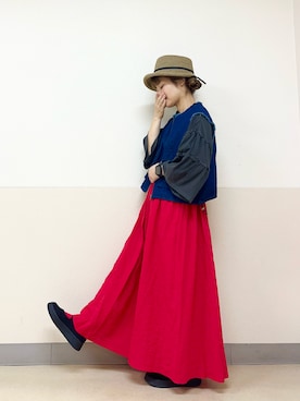 「サマンサ モスモス(Samansa Mos2)」｜な  こさん（レディース・152cm）の秋コーディネート