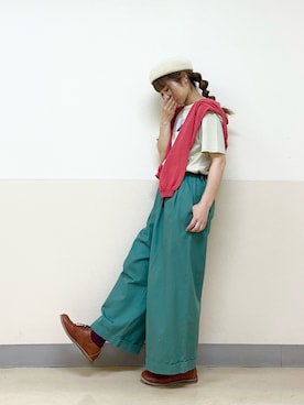 「ベレー帽推奨委員会」｜な  こさん（レディース・152cm）の秋コーディネート