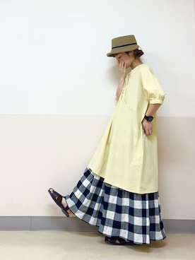 「アイテム（ワンピース/ドレス）」を使った、な  こさん（レディース・152cm）の秋コーディネート