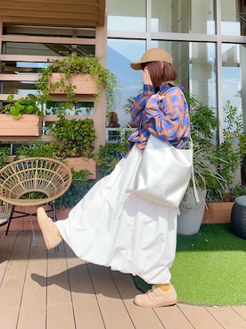 「Samansa Mos2（サマンサ モスモス）のアイテム」を使った、な  こさん（レディース・152cm）の夏コーディネート