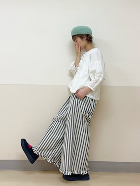 「ベレー帽推奨委員会」｜な  こさん（レディース・152cm）の秋コーディネート