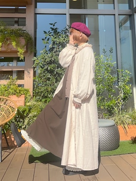 「Samansa Mos2（サマンサ モスモス）のアイテム」を使った、な  こさん（レディース・152cm）の春コーディネート