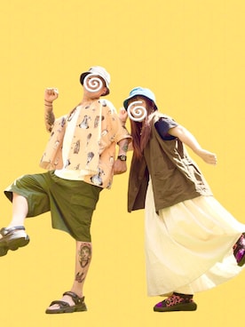 「カップルコーデ」｜な  こさん（レディース・152cm）の秋コーディネート