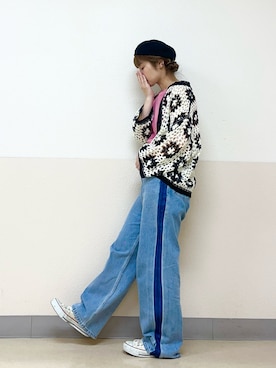 「ベレー帽推奨委員会」｜な  こさん（レディース・152cm）の秋コーディネート