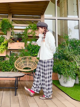 「Samansa Mos2（サマンサ モスモス）のアイテム（パンツ）」を使った、な  こさん（レディース・152cm）の春コーディネート