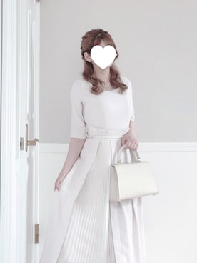 「MERCURYDUO（マーキュリーデュオ）のアイテム（ワンピース/ドレス）」を使った、aarisa♡さん（レディース・150cm）の夏コーディネート