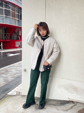 「tiptop（ティップトップ）のアイテム（ジャケット/アウター）」を使った、❤︎せいか❤︎さん（レディース・155cm）の秋コーディネート