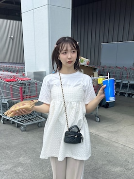 「アツいコーデ全部見せ」｜❤︎せいか❤︎さん（レディース・155cm）の夏コーディネート