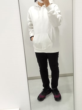 「秋のコーデ」｜「UNIQLO（ユニクロ）のアイテム（パーカー）」を使った、アオ165さん（メンズ・165cm）の秋コーディネート