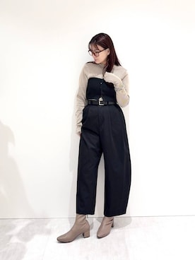 「HIMIKO（ヒミコ）のアイテム」を使った、NICAL_Officialさん（レディース・163cm）の秋コーディネート