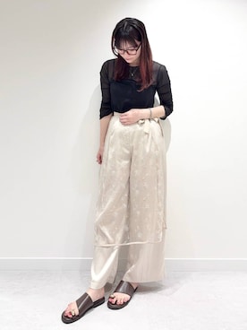 「HIMIKO（ヒミコ）のアイテム」を使った、NICAL_Officialさん（レディース・163cm）の夏コーディネート