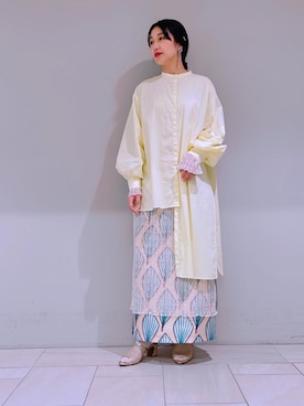 「H&M（エイチ・アンド・エム）のアイテム（ワンピース/ドレス）」を使った、nicalさん（レディース・160cm）の春コーディネート