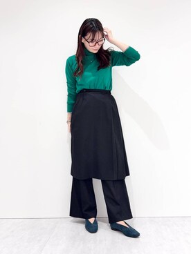 「アイテム（パンプス、ブルー系）」を使った、NICAL_Officialさん（レディース・163cm）の秋コーディネート