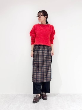 「HIMIKO（ヒミコ）のアイテム（ローファー）」を使った、NICAL_Officialさん（レディース・163cm）の秋コーディネート