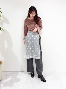 「HIMIKO（ヒミコ）のアイテム」を使った、NICAL_Officialさん（レディース・163cm）の秋コーディネート