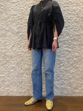 「CENE（セネ）のアイテム」を使った、nicalさん（レディース・160cm）の春コーディネート