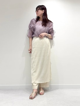 「HIMIKO（ヒミコ）のアイテム」を使った、NICAL_Officialさん（レディース・163cm）の夏コーディネート