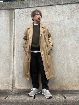 トレンチコートを使った 冬 のメンズ人気ファッションコーディネート Wear トレンチコートを使った 冬 のメンズ人気ファッションコーディネート Wear