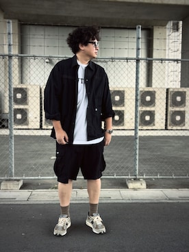 「アイテム（Tシャツ/カットソー）」を使った、ゴトシンさん（メンズ・181cm・40代）の秋コーディネート