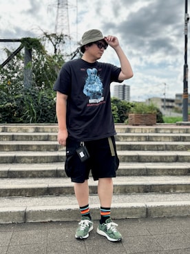 「ハーフパンツ」｜ゴトシンさん（メンズ・181cm・40代）の秋コーディネート