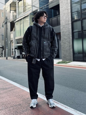 「アイテム（その他アウター）」を使った、ゴトシンさん（メンズ・181cm・40代）の秋コーディネート