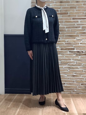 BRICK HOUSE シャツ工房 橋本アリオ店さん（レディース・158cm）の冬コーディネート