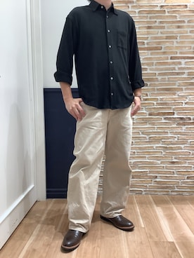 BRICK HOUSE シャツ工房 橋本アリオ店さん（メンズ・175cm）の秋コーディネート