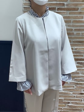 BRICK HOUSE シャツ工房 橋本アリオ店さん(レディース・158cm)の冬コーディネート