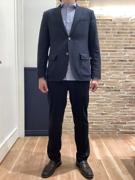BRICK HOUSE シャツ工房 橋本アリオ店さん(メンズ・175cm)の春コーディネート