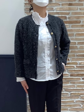 BRICK HOUSE シャツ工房 橋本アリオ店さん（レディース・158cm）の冬コーディネート