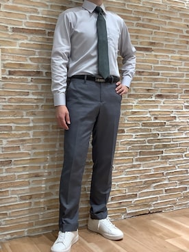 BRICK HOUSE シャツ工房 橋本アリオ店さん（メンズ・175cm）の秋コーディネート