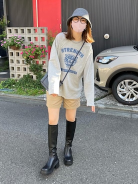 「STATE OF ESCAPE（ステートオブエスケープ）のアイテム」を使った、goppiiiyさん（レディース・164cm）の秋コーディネート