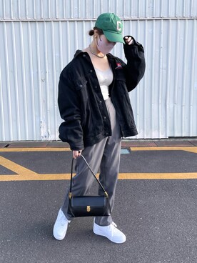 「coca（coca）（コカ）のアイテム（スラックス）」を使った、goppiiiyさん（レディース・164cm）の秋コーディネート