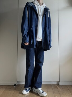 「CIAOPANIC（チャオパニック）のアイテム（その他アウター）」を使った、yutomachiさん（メンズ・183cm）の春コーディネート