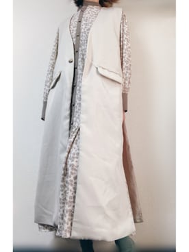 「natural couture（ナチュラルクチュール）のアイテム（その他アウター）」を使った、やぎさん（レディース・163cm）の春コーディネート