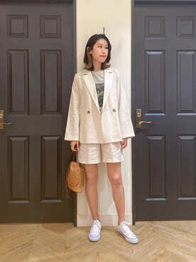 YUNAさん（レディース・165cm）の春コーディネート