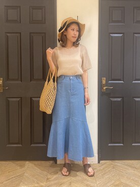 「summer」｜YUNAさん（レディース・165cm）の春コーディネート