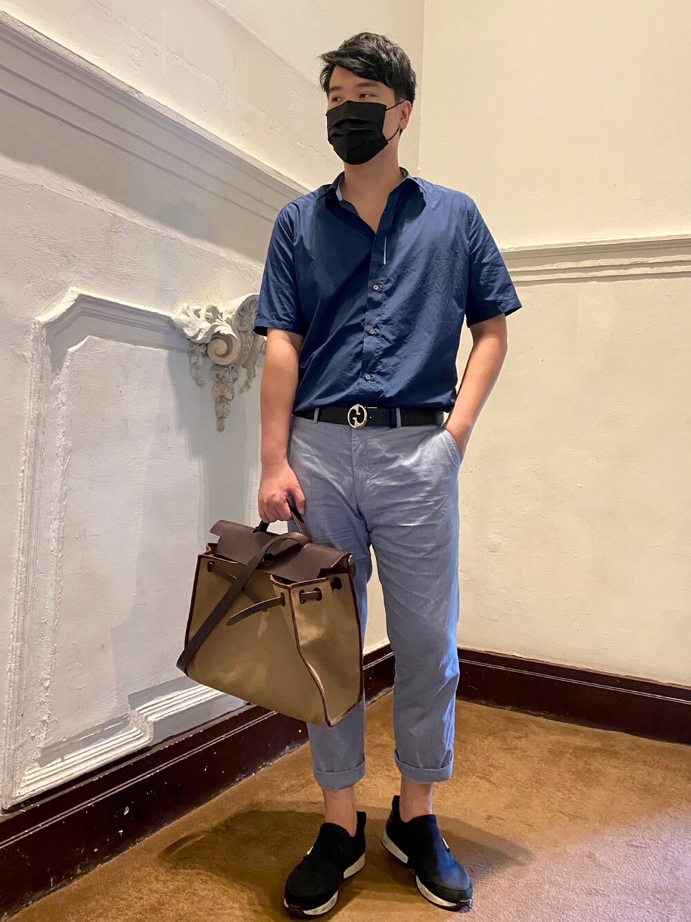【ブルーの色使いがとってもおしゃれ♡】HERMES スニーカー 1659856784.jpg