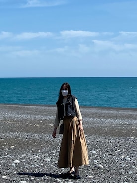 「ＧＷ」｜「アイテム（ジャケット/アウター）」を使った、ｱｵｲさん（レディース・153cm）の春コーディネート