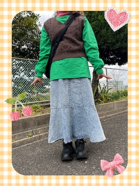 「Right-on（ライトオン）のアイテム」を使った、まーちゃんさん（レディース・148cm）の冬コーディネート