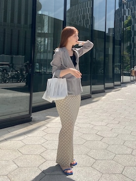 「SHENERY（シーナリー）のアイテム（ジャケット/アウター）」を使った、ONISHI_165cmさん（レディース・165cm）の春コーディネート