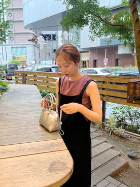 「SHENERY（シーナリー）のアイテム（オールインワン・サロペット）」を使った、ONISHI_165cmさん（レディース・165cm）の夏コーディネート