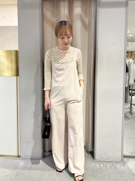 「SHENERY（シーナリー）のアイテム（オールインワン・サロペット）」を使った、ONISHI_165cmさん（レディース・165cm）の冬コーディネート