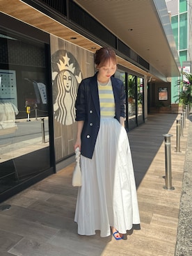 「SHENERY（シーナリー）のアイテム（ジャケット/アウター）」を使った、ONISHI_165cmさん（レディース・165cm）の春コーディネート