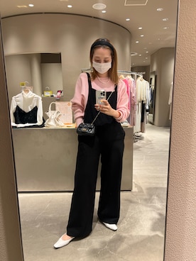 「SHENERY（シーナリー）のアイテム（オールインワン・サロペット）」を使った、ONISHI_165cmさん（レディース・165cm）の春コーディネート